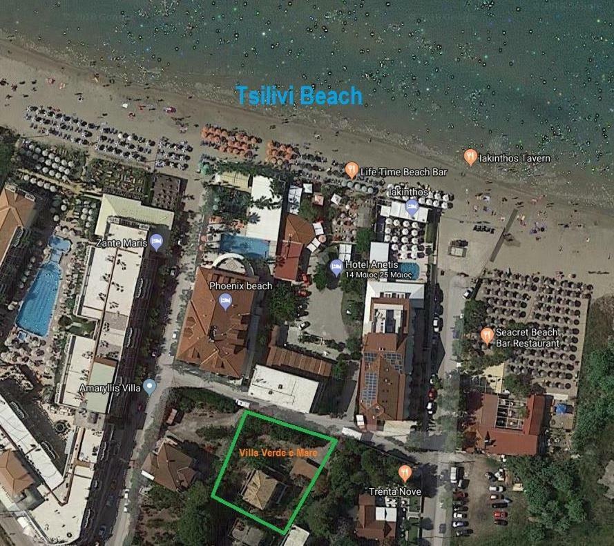 Verde E Mare Villa & Apartment Tsilivi  Bagian luar foto